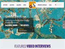 Tablet Screenshot of galleryintell.com